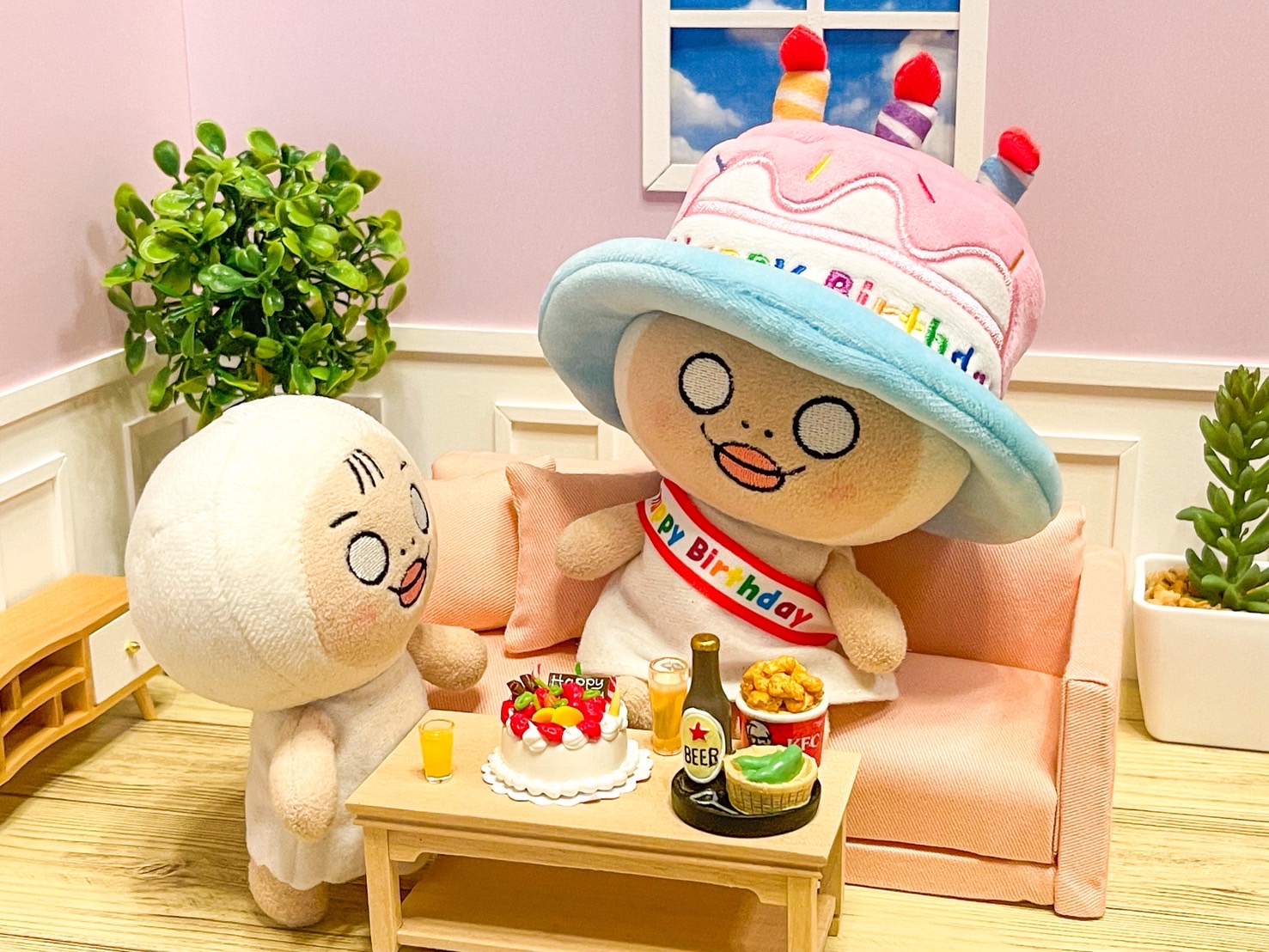 しろめちゃんお誕生日